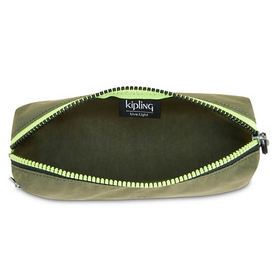 Kipling Boran Pencil Case Tassen Olijfgroen | België 1169NW